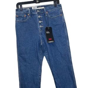 Levi's Blue Straight Leg Women's Jeans